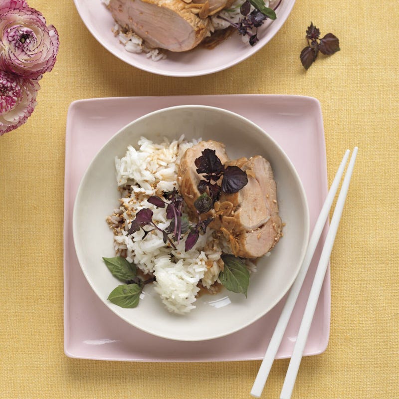 Teriyaki pork tenderloin