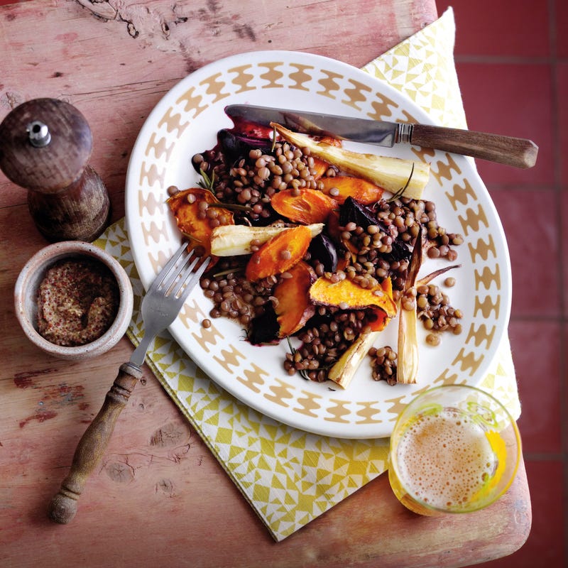 Photo de/du Lentilles et légumes rôtis par WW