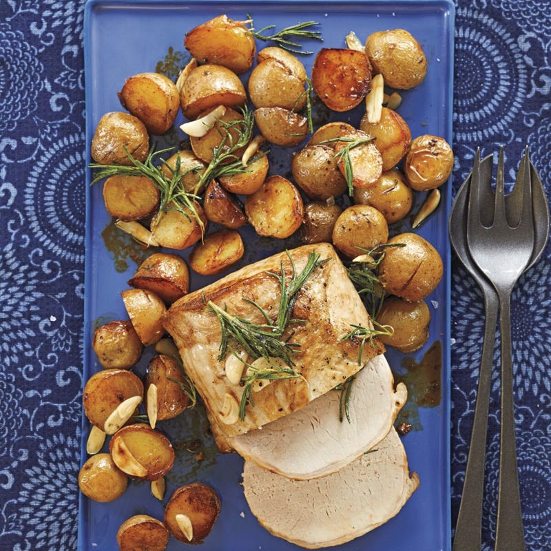 Rosemary-garlic pork roast