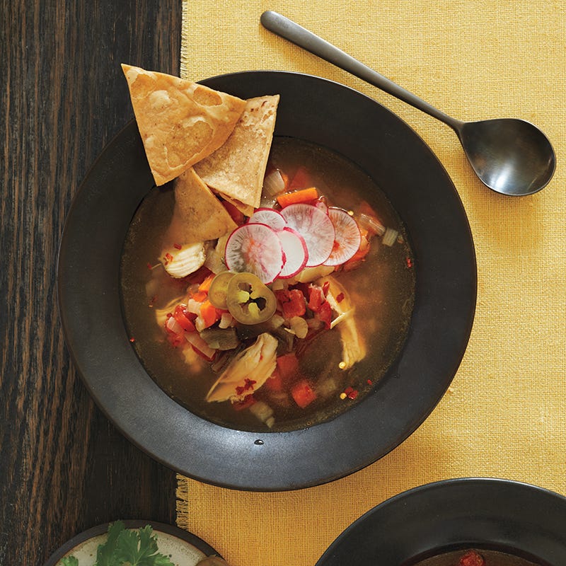 Slow Cooker Mexican chicken soup