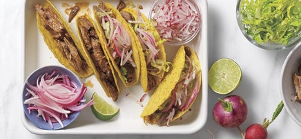 Tex-Mex Red Chile Pork Tacos