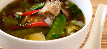 Asian inspired vegetable soup