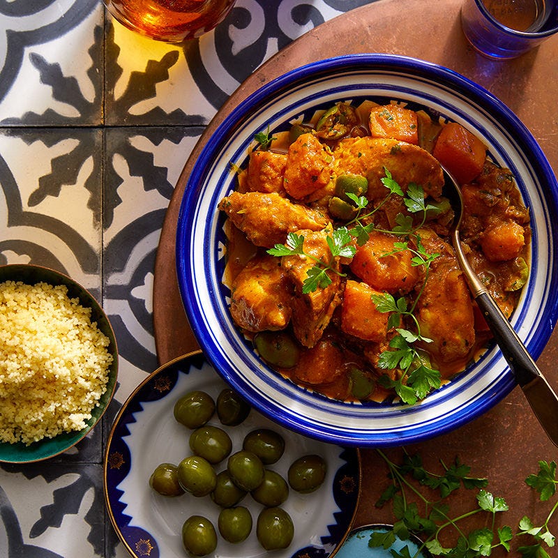Photo of Chicken Tagine with Butternut Squash, Orange and Onions by WW