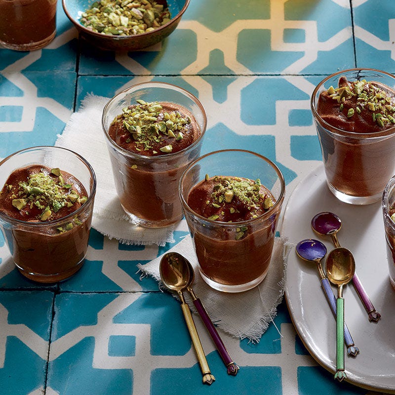 Photo de Mousse au chocolat mi-amer et à l’orange avec pistaches par WW