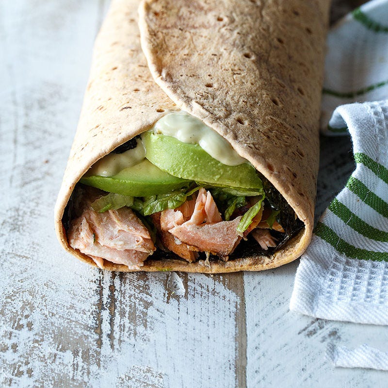 Photo de Roulé de saumon à la feuille de nori par WW