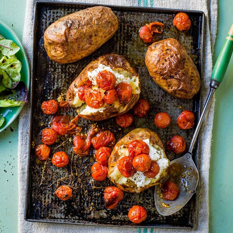 Photo of Baked potatoes with ricotta & roasted tomatoes by WW