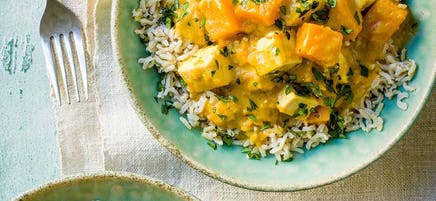 Butternut squash & tofu Thai curry