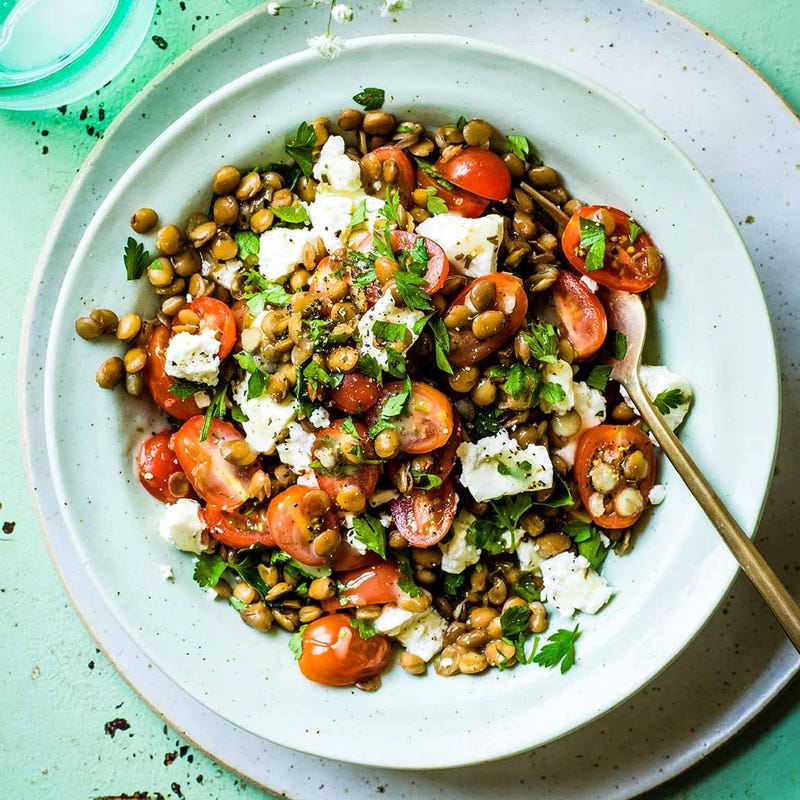 Photo of Lentil, feta & tomato salad by WW