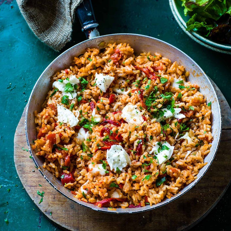 Photo of Oven-baked red pepper risotto by WW