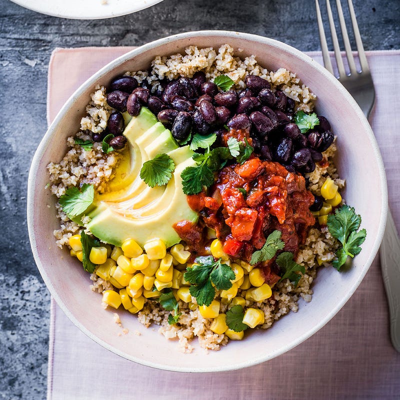 Photo of Cauliflower ‘rice’ burrito bowls by WW
