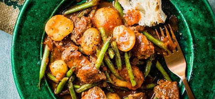Lamb & green bean stew