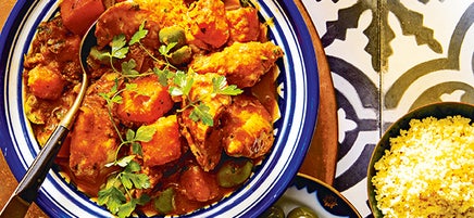 Chicken tagine with butternut