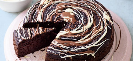 Chocolate black bean cake