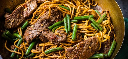 Teriyaki beef stir-fry