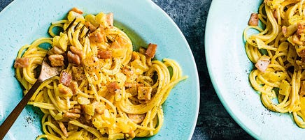 Easy carbonara