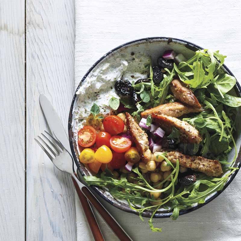 Griechischer Souvlaki-Salat