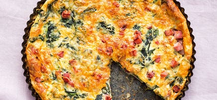 Crustless quiche