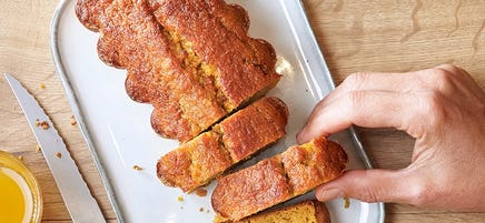 Carrot cake loaf
