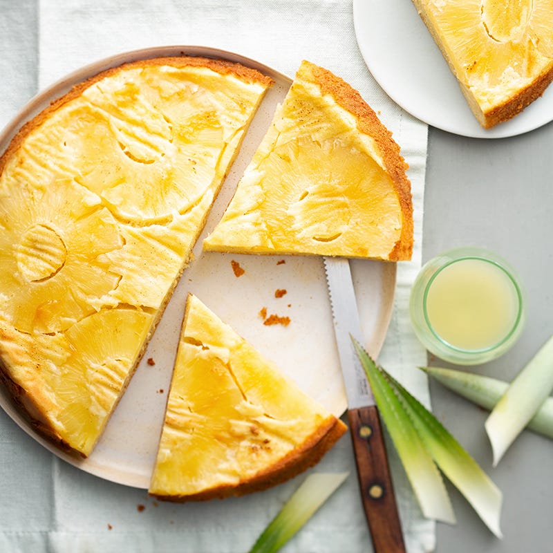 Gâteau ananas à la poêle