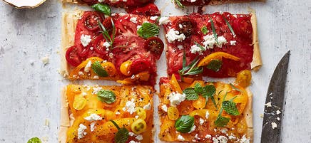 Tomato, Feta and Fresh Herb Tart