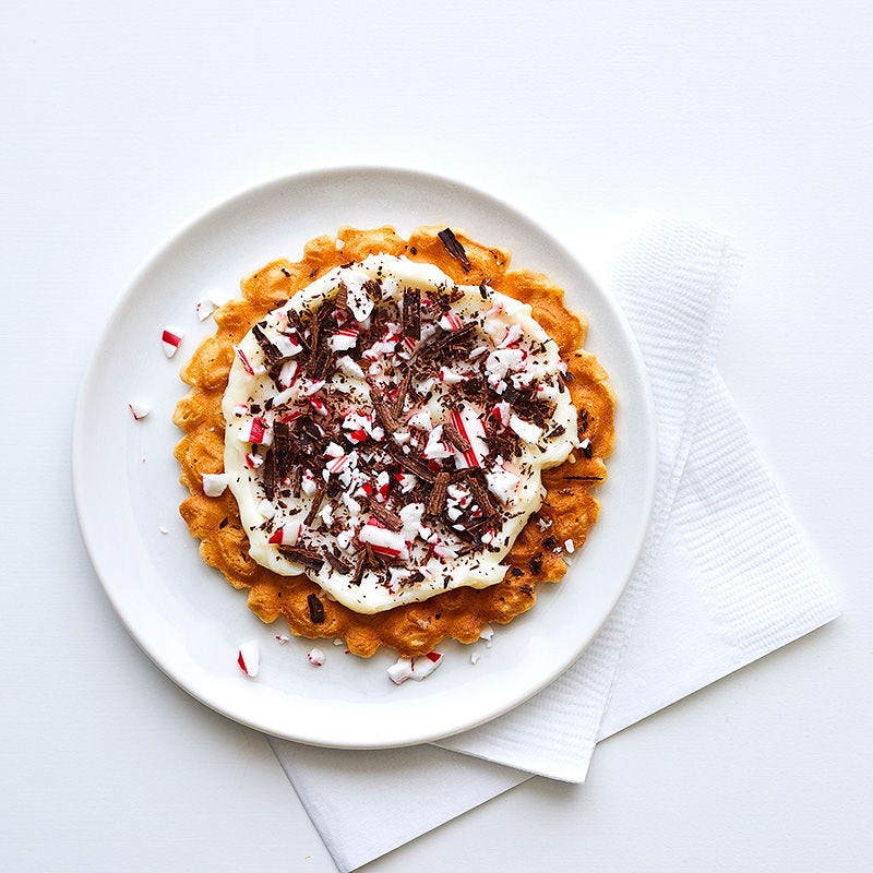 Photo de Tartelette de gâteau au fromage à la menthe poivrée par WW