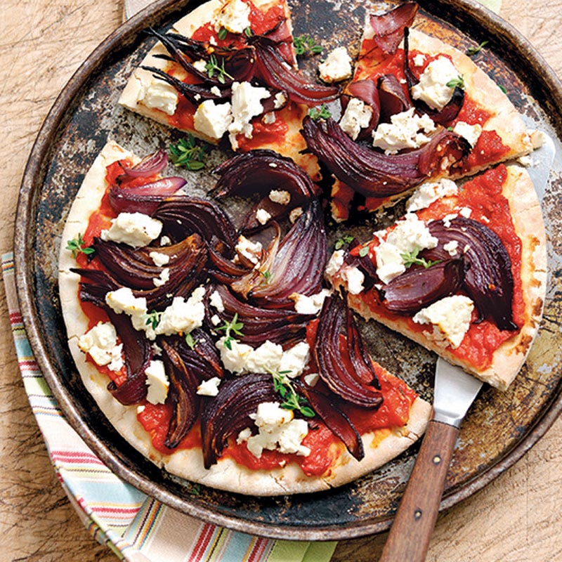 Balsamico-Zwiebel-Pizza