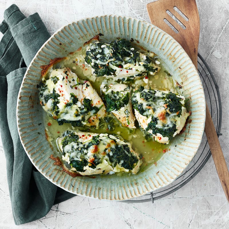 Spinat-Mozzarella-Poulet