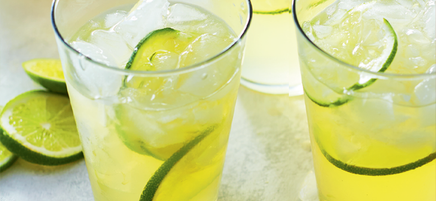 Grapefruit-lime paloma spritzers