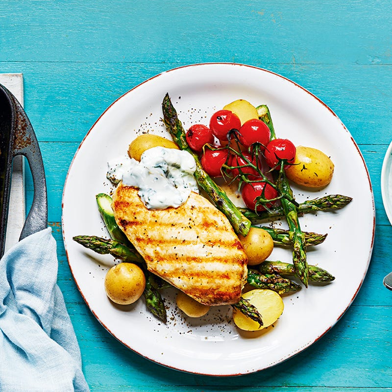 Photo of Chicken with spring veg & yogurt by WW