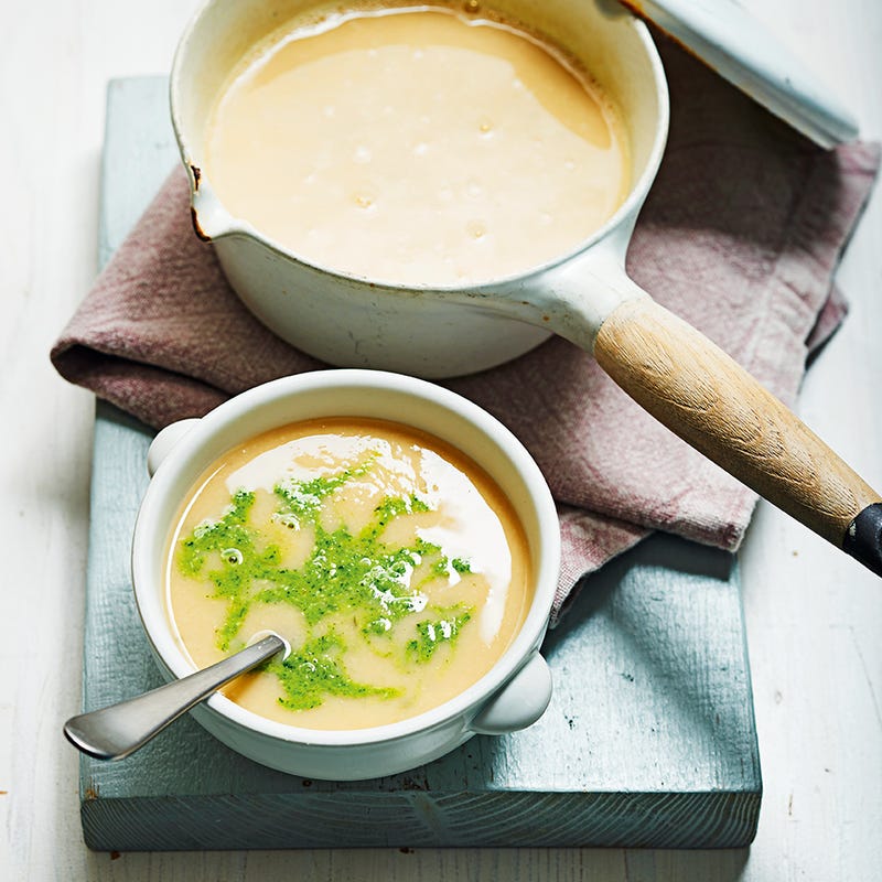 Photo of Butterbean soup with watercress pesto by WW