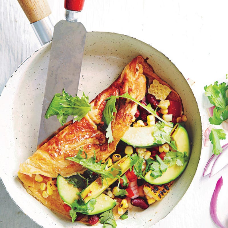 Photo de/du Omelette avocat et maïs à la mexicaine par WW