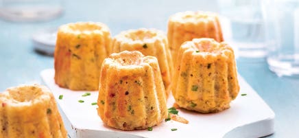 Cannelés au saumon fumé