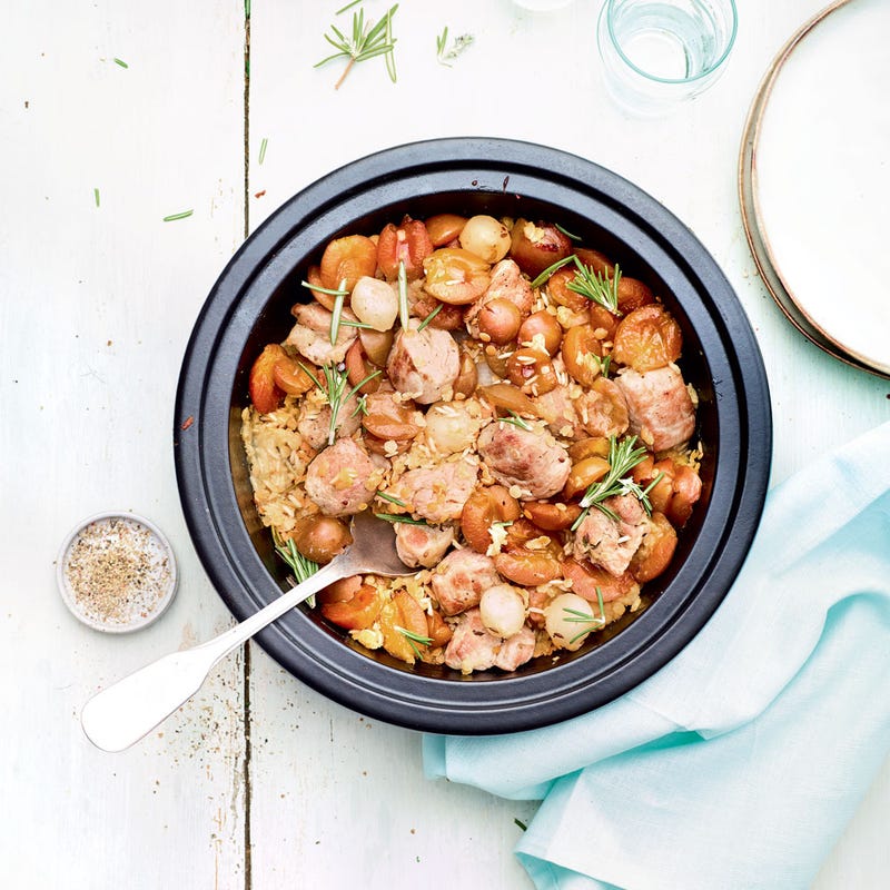 Tajine de porc aux mirabelles