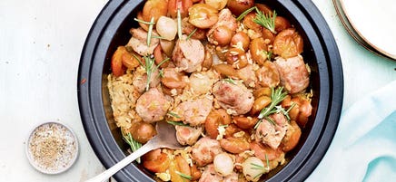 Tajine de porc aux mirabelles