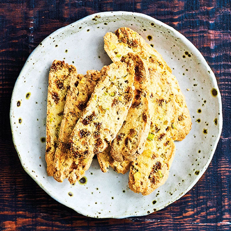 Pistazien-Feigen-Biscotti