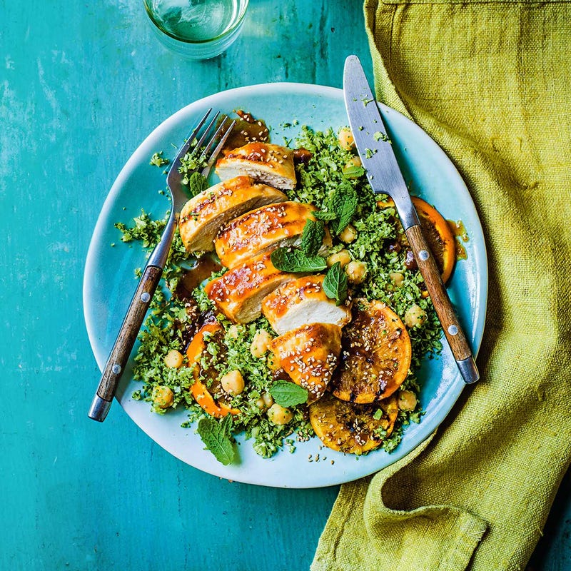 Photo of Orange & ginger chicken with broccoli ‘rice’ by WW