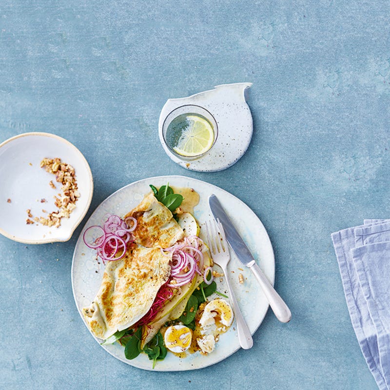 Foto van Omelet met peer en geitenkaas door WW