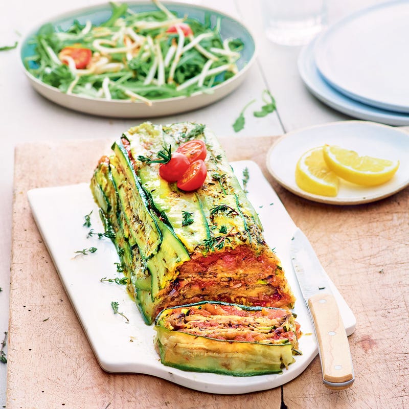 Terrine de légumes grillés au chutney de tomates