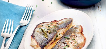 Filet de daurade à la verveine citronnée