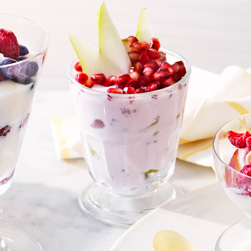 Photo of Vegan pomegranate pear cup by WW