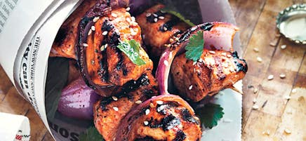 Chipotle Chicken Skewers