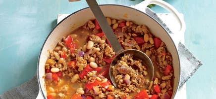 Chili de dinde par le chef Eric Greenspan