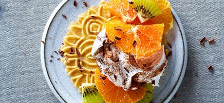 Easy chocolate fruit tart