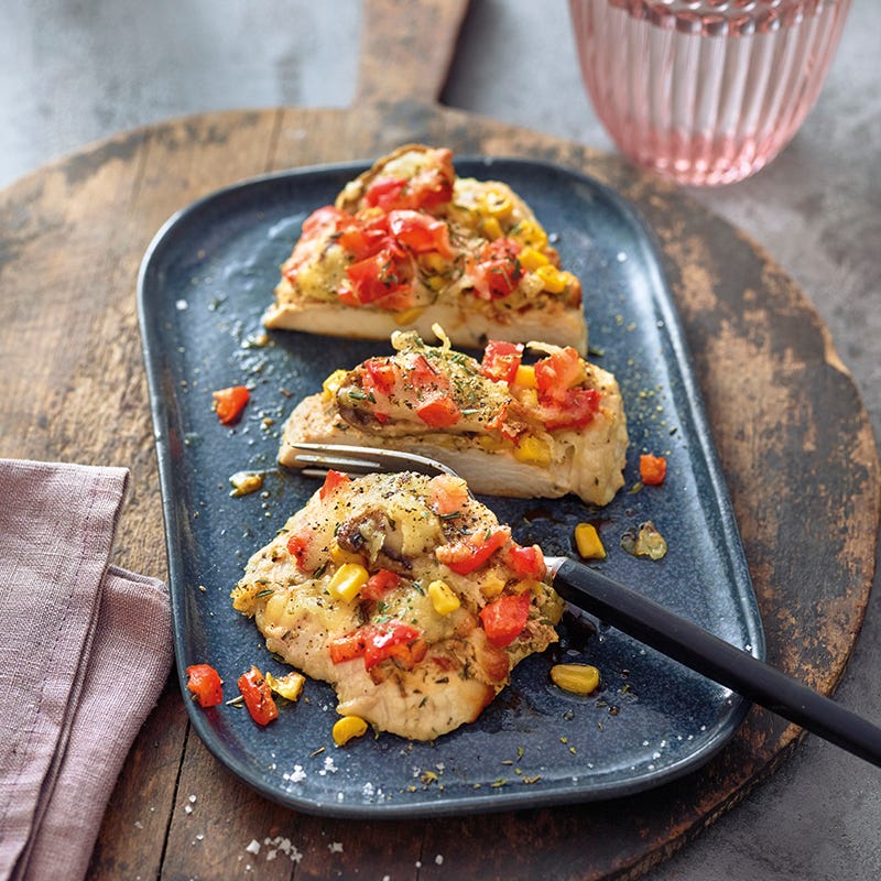 Foto van Gegratineerde kalkoenfilet door WW