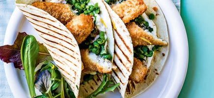 Fish finger tacos