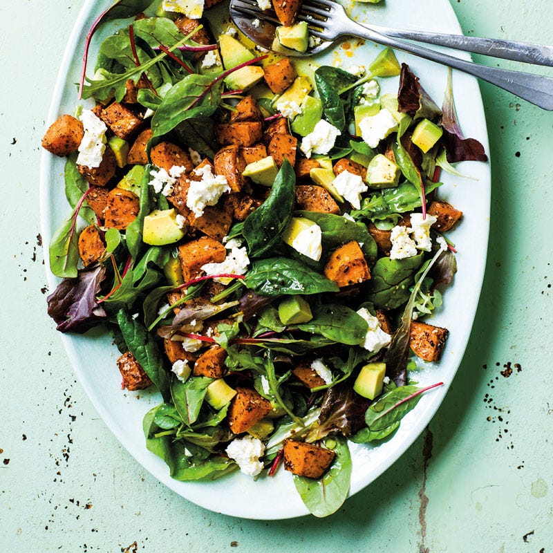 Orientalischer Süßkartoffelsalat