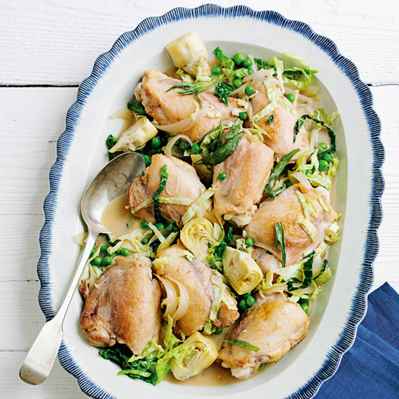 Photo de/du Mijoté de poulet et artichauts par WW