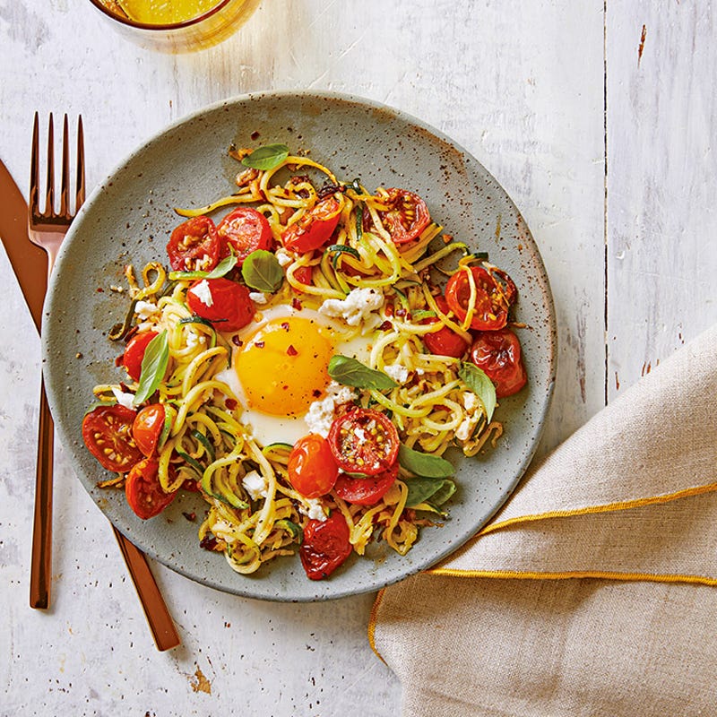 Photo of Egg in a courgetti nest by WW