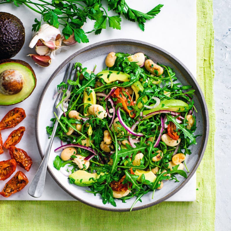 Photo de/du Salade haricots blancs, avocat et tomates séchees par WW