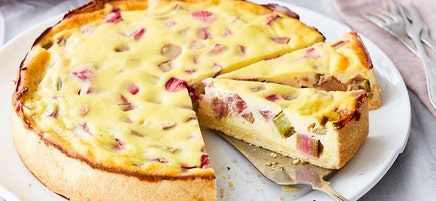 Rhabarber-Käsekuchen